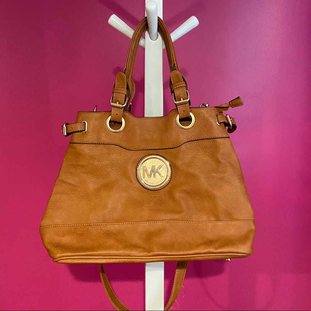 Michael Kors Tan/Brown Purse Shoulder Bag